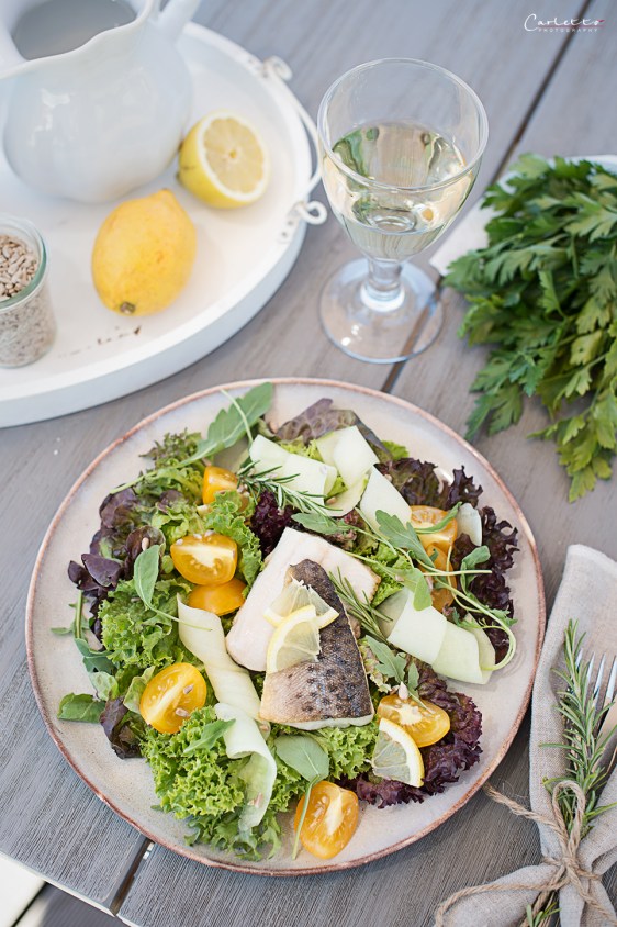 Salat mit Kärntner Laxn Salat mit Kärntner Laxn